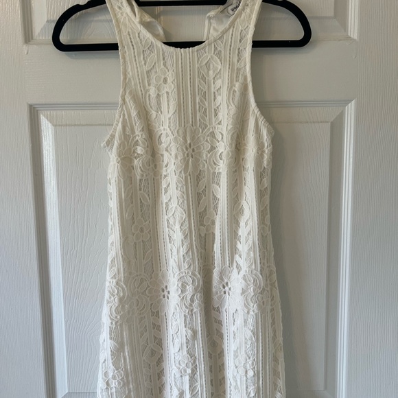 Speechless Ivory Lace Mini Dress - Picture 1 of 3